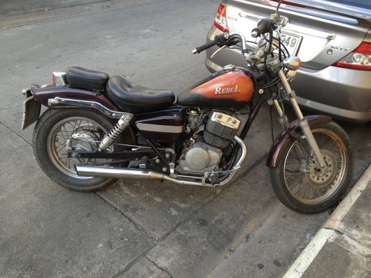 ขาย รีเบล 250 ทะเบียนแท้  รถพร้อมใช้  เครื่องดีมากๆ  ราคาถูก 38000คับ 086-5414120 อั๋น