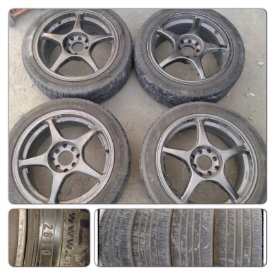 ขายล้อแม็กซ์มือ2 Pro 2 ขอบ 16 4รู100/114 + ยางราคา 8,500 บาทถูก