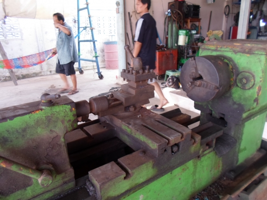 แท่นกลึง 4 ฟุต   ต้าชิง พร้อมใช้้ 40,000  มอเตอร์ใช้ไฟบ้าน สภาพตามรูป