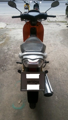 ขายเวฟ 125 สีส้ม-ขาว ขาย 19,000 บาท