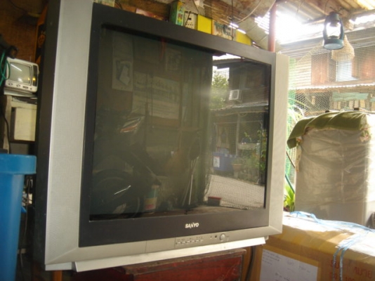 ขายทีวีสี 29 นิ้ว SANYO จอแบน ราคา 1700 บาท
