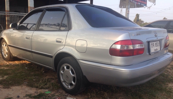 TOYOTA COROLLA HI-TOQUE GXi 1.6 MT ปี 43 รถบ้านสภาพดีพร้อมใช้งาน เครื่องแห้งแรงดีไม่มีเยิ้ม ติดตั้งแก๊ส LPG ครบพร้อมประหยัดสุดๆ ภายในเก๋งคอนโซลสวยครบพร้อม CD แอร์เย็น พ.เพาเวอร์ ก.ไฟฟ้า ช่วงล่างแน่นดี ล้อแม็ก ยางสภาพดี 4 เส้นประมาณ 60\% พร้อมใช้งาน เอกสารท TOYOTA COROLLA HI-TOQUE GXi 1.6 MT ปี 43 รถบ้านสภาพดีพร้อมใช้งาน เครื่องแห้งแรงดีไม่มีเยิ้ม ติดตั้งแก๊ส LPG ครบพร้อมประหยัดสุดๆ ภายในเก๋งคอนโซลสวยครบพร้อม CD แอร์เย็น พ.เพาเวอร์ ก.ไฟฟ้า ช่วงล่างแน่นดี ล้อแม็ก ยางสภาพดี 4 เส้นประมาณ 60\% พร้อมใช้งาน เอกสารท