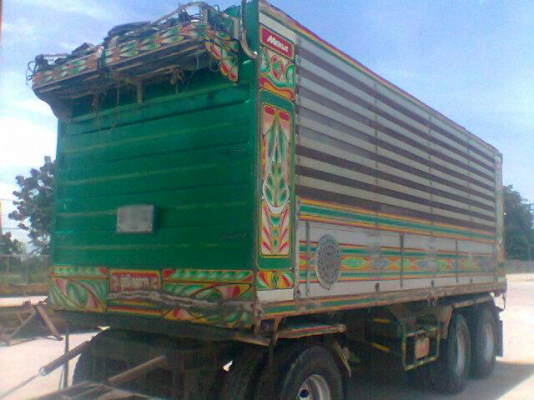 ขายรถบรรทุกพ่วงดั๊มพ์ HINO mega 320 แรง ปี 50 ดั๊มพ์แม่ลูกคอกเกษตร ลูก 3 คานแท้