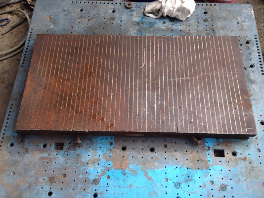 ขายแท่นแม่เหล็กขนาดใหญ่ Kanetec made in Japan ใช้ในงานโรงกลึง ขนาดกว้าง 50 cm. ยาว 100 cm. สภาพดี