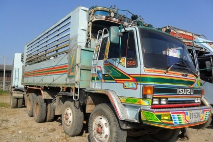 ขายด่วน รถพ่วงดั๊มแม่ลูก อีซูซุร็อคกี้ 240 เทอร์โบ