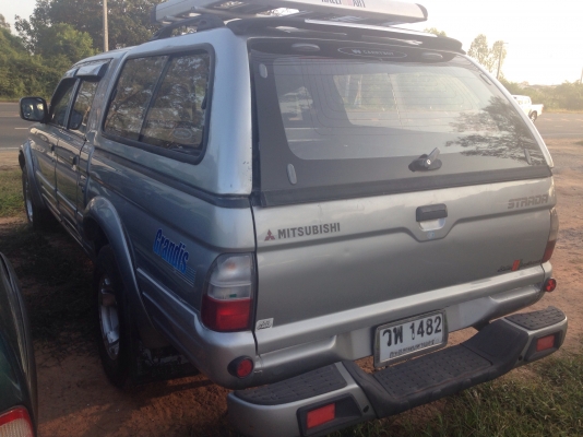 MITSUBISHI L200 STRADA GRANDIS 4Dr 2.5 MT ปี 45 เครื่องแน่นแรงดีพร้อมใช้งาน ภายในเก๋งคอนโซลสวยครบ พวงมาลัยเพาเวอร์ แอร์เย็น กระบะมีหลังคาแคร์รี่บอยครบพร้อม ช่วงล่างแน่นดี ล้อแม็ก ยางสภาพดี 4 เส้นประมาณ 70\% พร้อมใช้งาน เอกสารทะเบียนครบพร้อม ราคาต่อรองได้คร MITSUBISHI L200 STRADA GRANDIS 4Dr 2.5 MT ปี 45 เครื่องแน่นแรงดีพร้อมใช้งาน ภายในเก๋งคอนโซลสวยครบ พวงมาลัยเพาเวอร์ แอร์เย็น กระบะมีหลังคาแคร์รี่บอยครบพร้อม ช่วงล่างแน่นดี ล้อแม็ก ยางสภาพดี 4 เส้นประมาณ 70\% พร้อมใช้งาน เอกสารทะเบียนครบพร้อม ราคาต่อรองได้คร