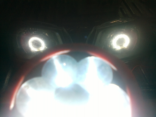 ขายถูกโคมไฟหน้าสตาด้าแต่ง สภาพใหม่