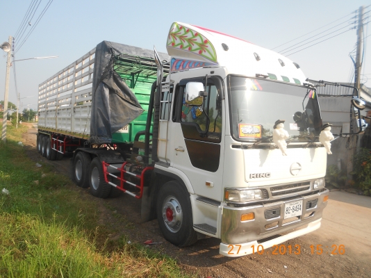 ขายบรรทุกเปอร์เซีย เครื่อง PO9C 315 แรง พร้อมลูก 3 เพลายัด เบรกเเห้งคัซซีFN ช่วงล่างZM รถล่อง เจ้าของขายเอง สนใจติดต่อ 089-6252299 ต้น