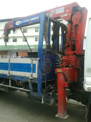 ขายเครน UNIC UR503 5ตัน3ปอก2ชัก สภาพดี เอวแน่น ไม่มีหัก ดาม ร้าว พร้อมใช้งานครับ