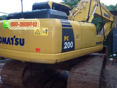 ขาย รถแบคโฮ KOMATSU PC 200-8  เดินเครื่อง  6,749 ชม.