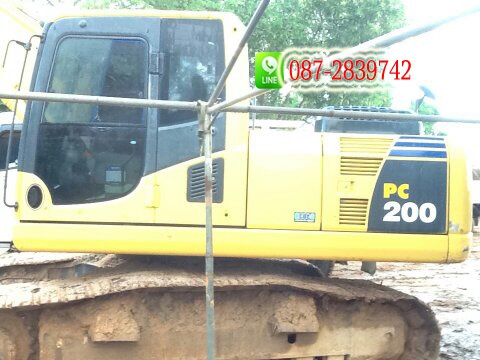 ขาย รถแบคโฮ KOMATSU PC 200-8  เดินเครื่อง  6,749 ชม.