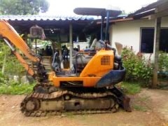 รถแบคโฮ HITACHI EX20-2 ปั้มนิ้ว มีใบดันหน้า รถแกร่ง พร้อมใช้งาน มีทะเบียน