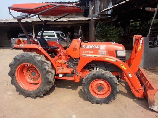 คูโบต้า L3408 4 WD 2 เพลาพร้อมใบมีดตราช้างเสปเชี่ยน เดิมๆใช้งานได้เลย