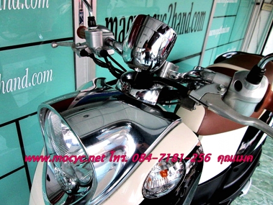 Fino คลาคสิค สี ดำขาว   รถสภาพเดิมๆ  ไมล์ 4 พันโล   เครื่องเดิมๆไม่เคยแกะ   21500