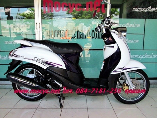 Fino คลาคสิค สี ขาวม่วง  ปี55 รถสภาพเดิมๆ  เครื่องเดิมๆไม่เคยแกะ    22500