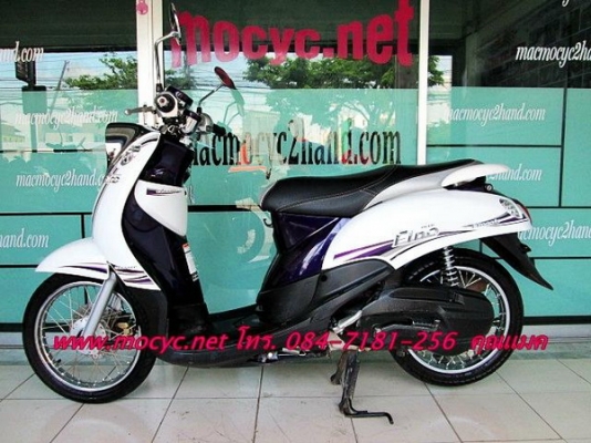 Fino คลาคสิค สี ขาวม่วง  ปี55 รถสภาพเดิมๆ  เครื่องเดิมๆไม่เคยแกะ    22500
