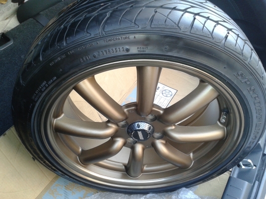 ขายแม็กกล้วยVATANABE ขอบ 17 ยางdunlop ป่ายปี12 17/45/205