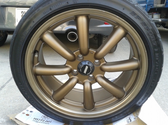 ขายแม็กกล้วยVATANABE ขอบ 17 ยางdunlop ป่ายปี12 17/45/205