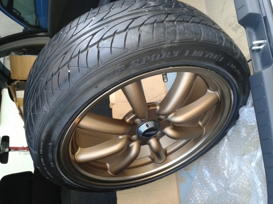 ขายแม็กกล้วยVATANABE ขอบ 17 ยางdunlop ป่ายปี12 17/45/205