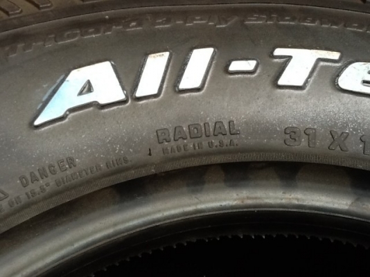 ขายยางใหม่  BF  31 x 10.5 x 15  USA