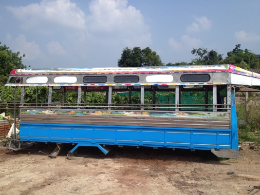 ขายหลังคารถโดยสารสแตนเลส ยาว 5 เมตร เดิมใส่NPR กว้าง75เซน