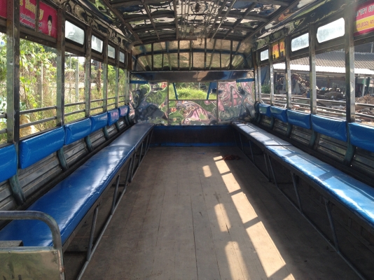 ขายหลังคารถโดยสารสแตนเลส ยาว 5 เมตร เดิมใส่NPR กว้าง75เซน