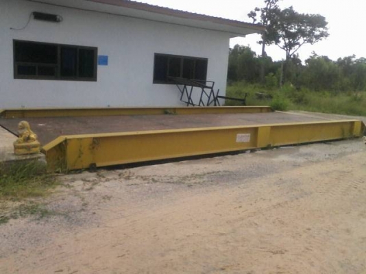 ขายถูกตาชั่งน้ำหนักระบบคอมพิวเตอร์รองรับ 60ตัน ความยาว9เมตร สภาพใหม่ติดตั้งยังไม่ได้ใช้งานเลยครับ