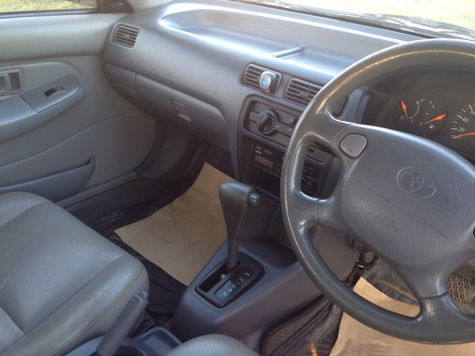 TOYOTA SOLUNA GLi 1.5 AT ปี 40 รถสวยจัดสภาพดีพร้อมใช้งานได้เลยครับ เครื่องแห้งแรงดีไม่มีเยิ้ม ติดตั้งแก๊ส LPG ลงเล่มครบถูกต้อง ภายในเก๋งคอนโซลสวยครบพร้อม แอร์เย็น พวงมาลัยเพาเวอร์ ภายนอกสีสันบางเดิมๆ ช่วงล่างแน่นดี ล้อแม็ก ยางสภาพดี 4 เส้นประมาณ 70\% พร้อม TOYOTA SOLUNA GLi 1.5 AT ปี 40 รถสวยจัดสภาพดีพร้อมใช้งานได้เลยครับ เครื่องแห้งแรงดีไม่มีเยิ้ม ติดตั้งแก๊ส LPG ลงเล่มครบถูกต้อง ภายในเก๋งคอนโซลสวยครบพร้อม แอร์เย็น พวงมาลัยเพาเวอร์ ภายนอกสีสันบางเดิมๆ ช่วงล่างแน่นดี ล้อแม็ก ยางสภาพดี 4 เส้นประมาณ 70\% พร้อม