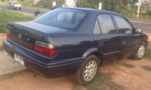 TOYOTA SOLUNA GLi 1.5 AT ปี 40 รถสวยจัดสภาพดีพร้อมใช้งานได้เลยครับ เครื่องแห้งแรงดีไม่มีเยิ้ม ติดตั้งแก๊ส LPG ลงเล่มครบถูกต้อง ภายในเก๋งคอนโซลสวยครบพร้อม แอร์เย็น พวงมาลัยเพาเวอร์ ภายนอกสีสันบางเดิมๆ ช่วงล่างแน่นดี ล้อแม็ก ยางสภาพดี 4 เส้นประมาณ 70\% พร้อม TOYOTA SOLUNA GLi 1.5 AT ปี 40 รถสวยจัดสภาพดีพร้อมใช้งานได้เลยครับ เครื่องแห้งแรงดีไม่มีเยิ้ม ติดตั้งแก๊ส LPG ลงเล่มครบถูกต้อง ภายในเก๋งคอนโซลสวยครบพร้อม แอร์เย็น พวงมาลัยเพาเวอร์ ภายนอกสีสันบางเดิมๆ ช่วงล่างแน่นดี ล้อแม็ก ยางสภาพดี 4 เส้นประมาณ 70\% พร้อม