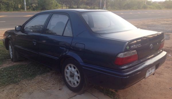 TOYOTA SOLUNA GLi 1.5 AT ปี 40 รถสวยจัดสภาพดีพร้อมใช้งานได้เลยครับ เครื่องแห้งแรงดีไม่มีเยิ้ม ติดตั้งแก๊ส LPG ลงเล่มครบถูกต้อง ภายในเก๋งคอนโซลสวยครบพร้อม แอร์เย็น พวงมาลัยเพาเวอร์ ภายนอกสีสันบางเดิมๆ ช่วงล่างแน่นดี ล้อแม็ก ยางสภาพดี 4 เส้นประมาณ 70\% พร้อม TOYOTA SOLUNA GLi 1.5 AT ปี 40 รถสวยจัดสภาพดีพร้อมใช้งานได้เลยครับ เครื่องแห้งแรงดีไม่มีเยิ้ม ติดตั้งแก๊ส LPG ลงเล่มครบถูกต้อง ภายในเก๋งคอนโซลสวยครบพร้อม แอร์เย็น พวงมาลัยเพาเวอร์ ภายนอกสีสันบางเดิมๆ ช่วงล่างแน่นดี ล้อแม็ก ยางสภาพดี 4 เส้นประมาณ 70\% พร้อม