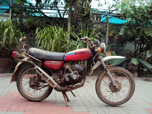 suzuki ts100 ท่อแซค