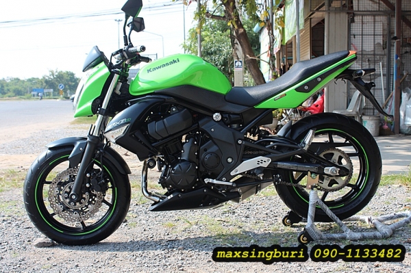 แม็กสิงห์บุรี//KAWASAKI ER6N ปี2009 ABS สภาพสวยๆ พร้อมท่อสูตร ทะเบียนพร้อม 175000 ด่วน