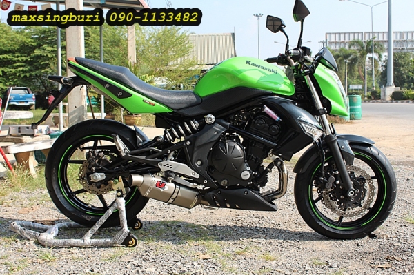 แม็กสิงห์บุรี//KAWASAKI ER6N ปี2009 ABS สภาพสวยๆ พร้อมท่อสูตร ทะเบียนพร้อม 175000 ด่วน