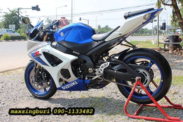 แม็กสิงห์บุรี//SUZUKI GSXR-1000 K8 ปี2008 สภาพสวย พร้อมท่อแต่ง RACEFIT ทะเบียนแท้โอนขนส่ง
