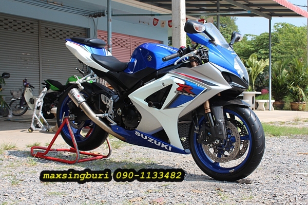 แม็กสิงห์บุรี//SUZUKI GSXR-1000 K8 ปี2008 สภาพสวย พร้อมท่อแต่ง RACEFIT ทะเบียนแท้โอนขนส่ง