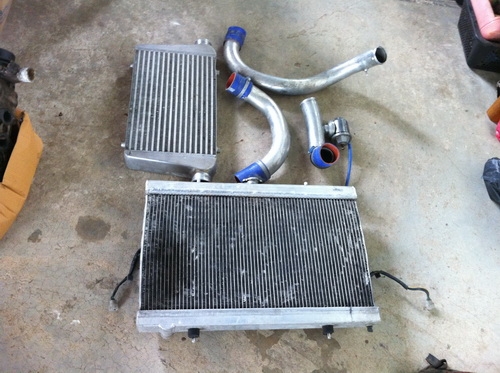 ขายหม้อน้ำปิเนียม อินเตอร์ โบออฟวาวล์ครบชุดใส่กับ1JZ