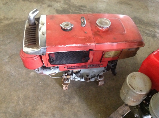 ขายเครื่องคูโบต้าเก่าญี่ปุ่นสูบเดียว รุ่น GA100 ขนาด 10 แรงม้า สภาพสวยพร้อมใช้งาน