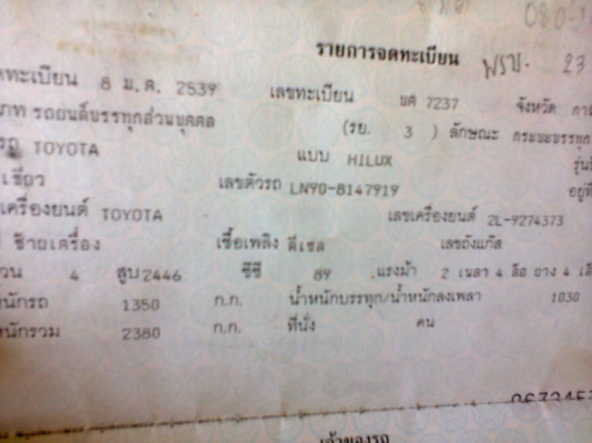 ขายไมตี้ ปี39 มือเดียวออกห้าง สภาพดี ไม่มีชน