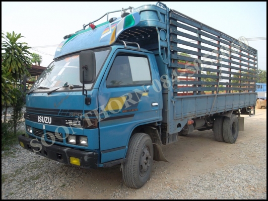 ขายด่วน รถบรรทุก 6 ล้อ ISUZU NPR59P 115 แรง กระบะ 5M คอกสูง รถสวย พร้อมใช้งานราคาสุดคุ้ม