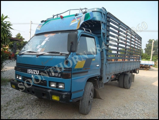 ขายด่วน รถบรรทุก 6 ล้อ ISUZU NPR59P 115 แรง กระบะ 5M คอกสูง รถสวย พร้อมใช้งานราคาสุดคุ้ม