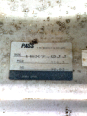 JAPAN  R16X7 5/114.3