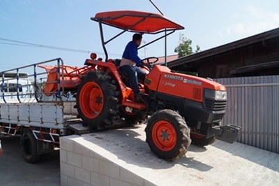ขายรถไถ KUBOTA L3408 ระบบ 4 WD พร้อมโรตารี่