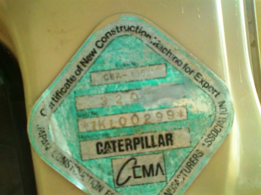 รถแบคโฮ CAT 320 V1 แรงขุดดี ทำงานไว ประหยัดน้ำมัน รถสวย มีทะเบียนครบ