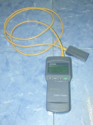 ขายเครื่องตรวจสายแลน สายสัญญาณ สายโทรศัพท์ 1500 บาท