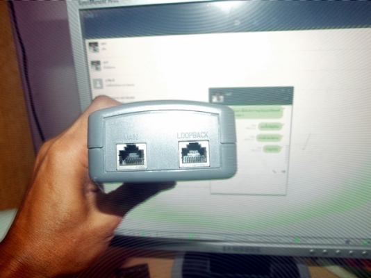 ขายเครื่องตรวจสายแลน สายสัญญาณ สายโทรศัพท์ 1500 บาท