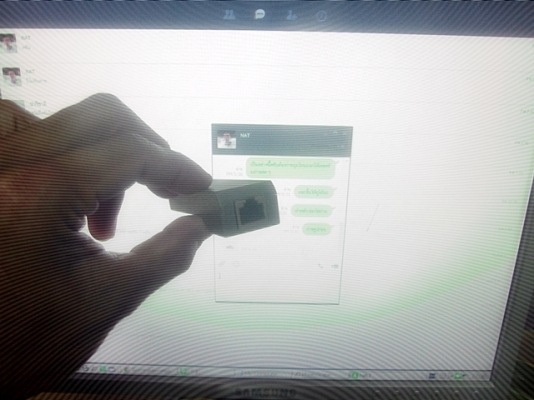 ขายเครื่องตรวจสายแลน สายสัญญาณ สายโทรศัพท์ 1500 บาท