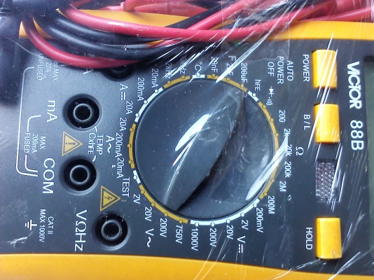 มัลติมิเตอร์ VICTOR 88A ตัวใหญ่หน้าปัดใหญ่สภาพสวยพ่านการใช้งานมาน้อยมากเหมือนใหม่