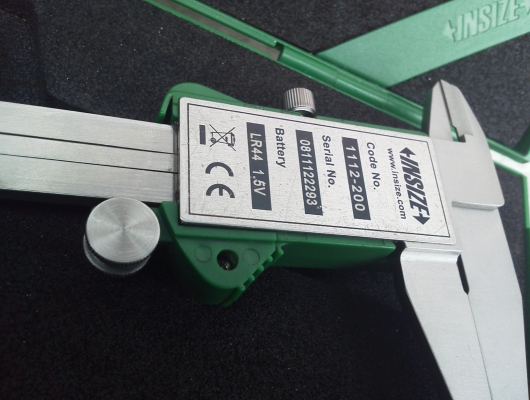 เวอร์เนียดิจิตอล INSIZE 8 นิ้ว วัดกว้าง ลึก และรูใน ได้หมด มือสองสภาพใหม่มากพร้อมใช้