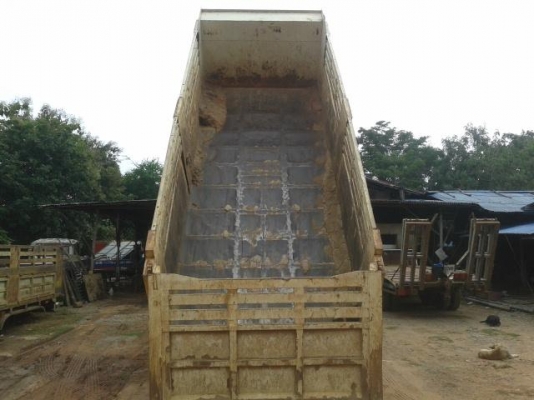 ขายรถบรรทุกสิบล้อดั๊มพ์ Mitsubishi TD เครื่อง 6D16 turbo ซีเรียล 5,977 ปี 43 ด.โคราช