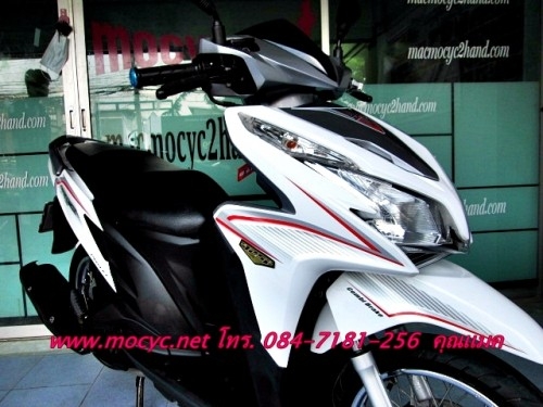 CLICK125 i สีขาวเทา รถปี 55 เดือน พ. ย. ไมล์ 7 พันโล (มีเล่มพร้อมโอน ) 29900